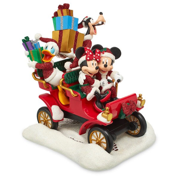 Disney Santa Mickey Mouse and Friends in Car Figure